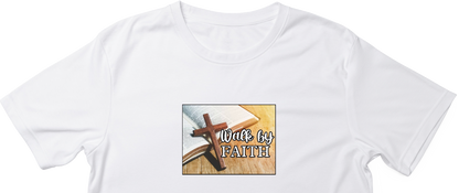 White T-Shirt With Faith